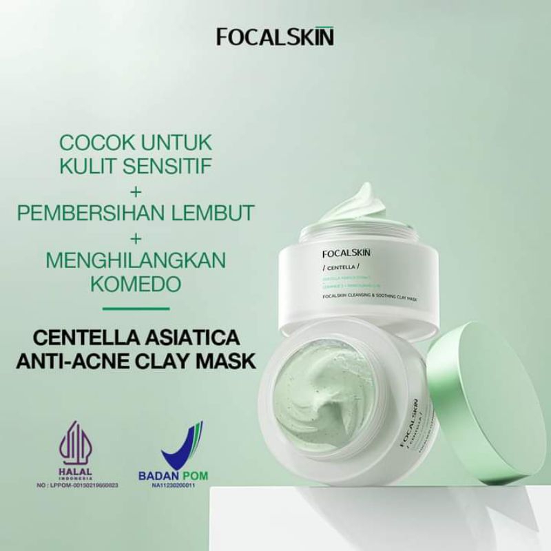 FOCALSKIN CENTELLA ASIATICA CLAY MASK