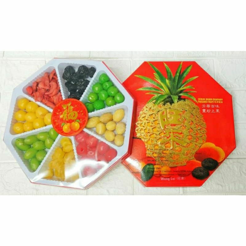 

Manisan Imlek / Manisan Buah / Manisan Segi 8 Chen Liang Ji