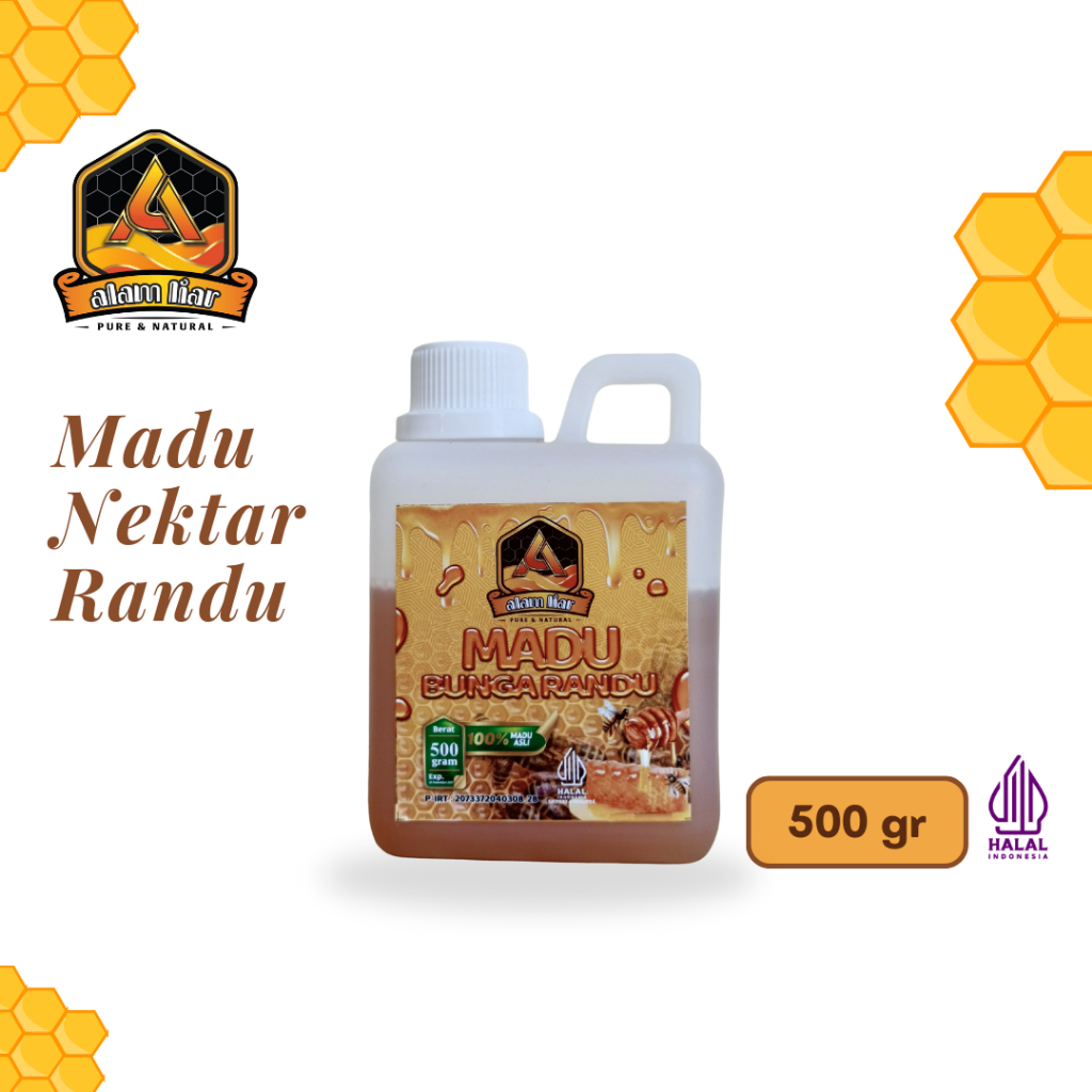 

Madu Nektar Randu Madu Alam Liar 500 gr