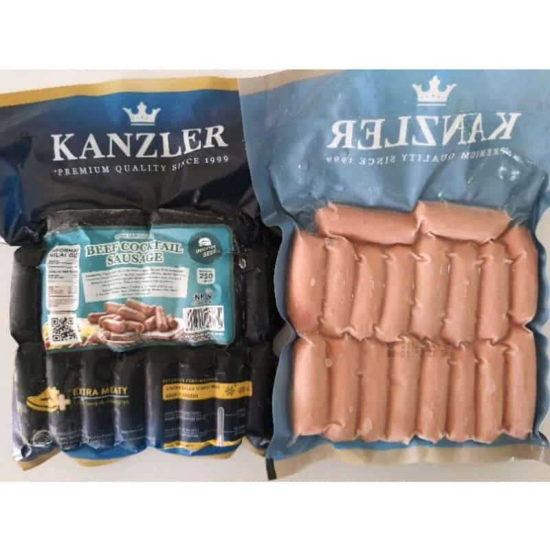 

Kanzler sosis beef cocktail 250gram & 500gr / kanzler sosis mini cocktail sausage frozen