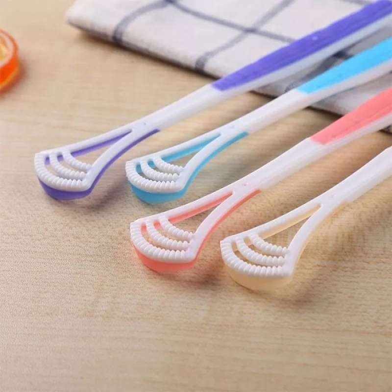 Sikat Lidah Pembersih Lidah Alat Sikat Lidah 2 Fungsi