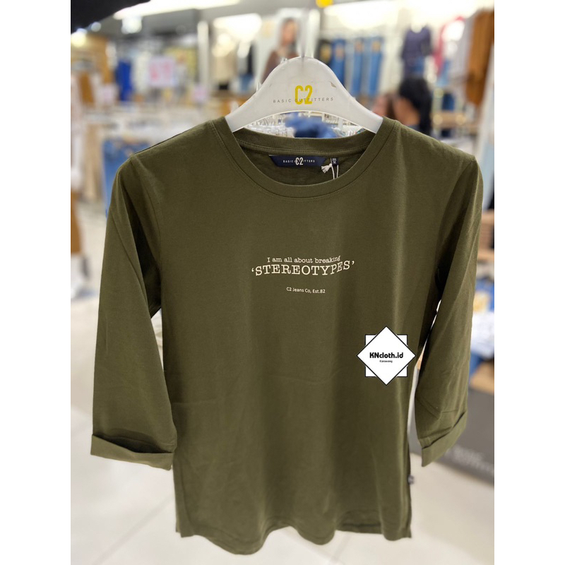 C2 | Kaos Panjang wanita brand C2 | Tshirt C2 ori matahari