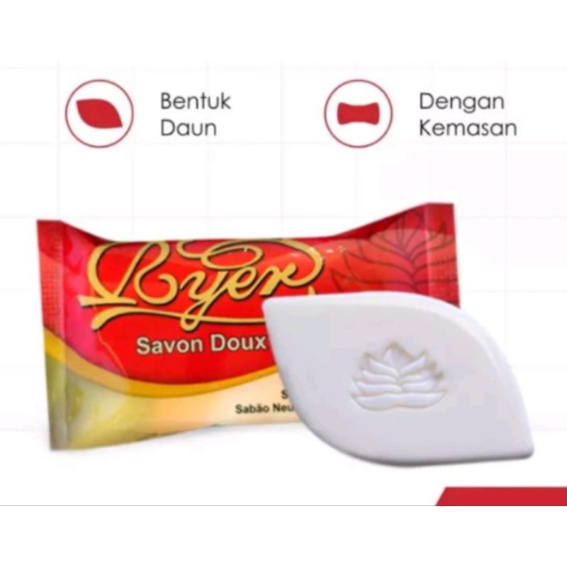 SABUN HOTEL RYER DAUN 14 GRAMS ( isi 80 )