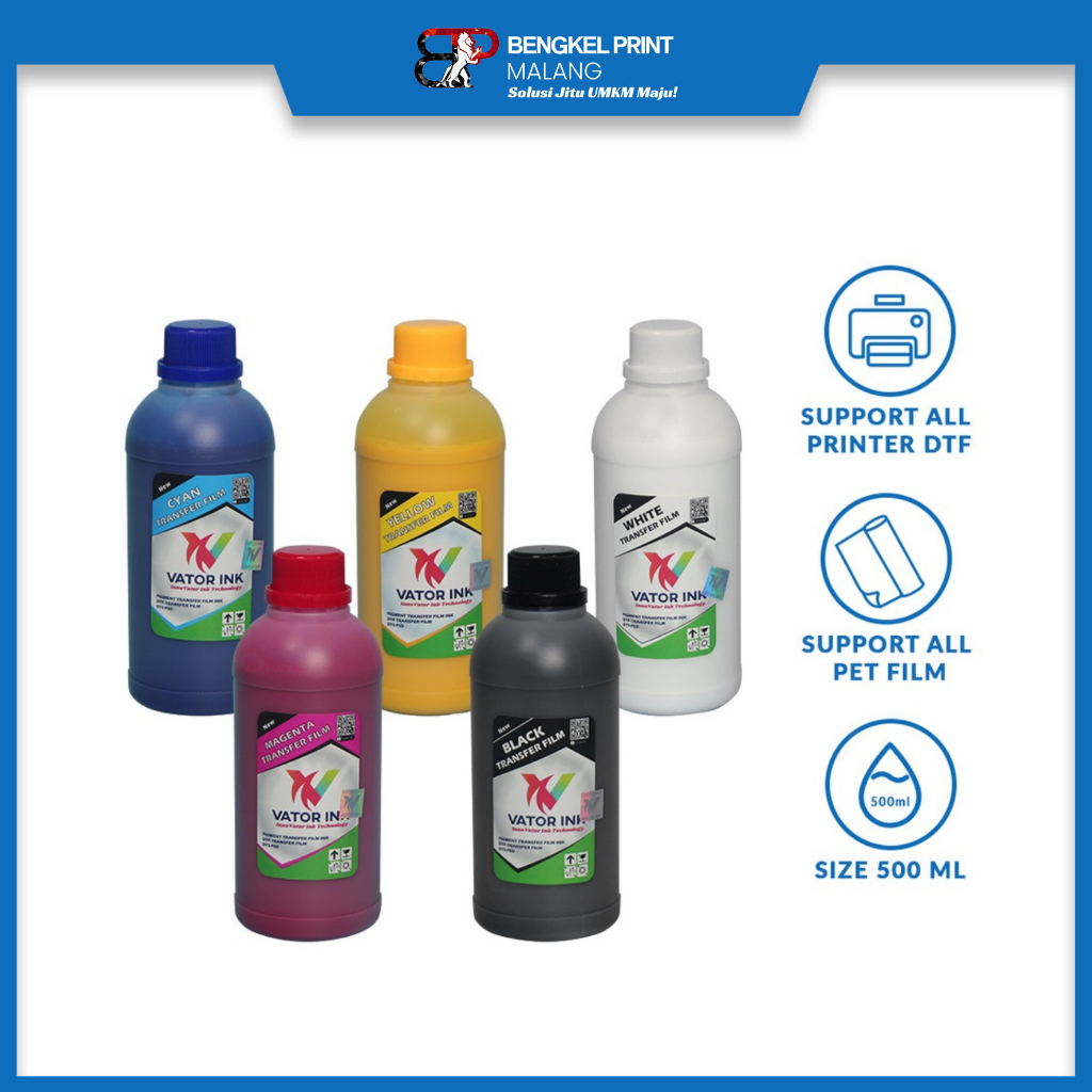 Tinta Vator Ink Khusus for DTF 500ml