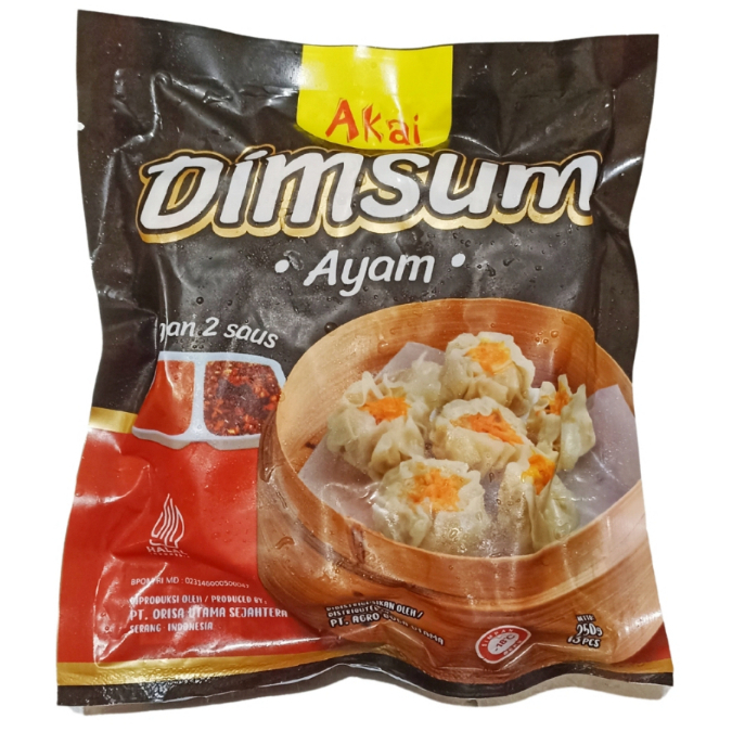 

FROZEN FOOD AKAI DIMSUM AYAM 250GRAM - DISASS JOGJA