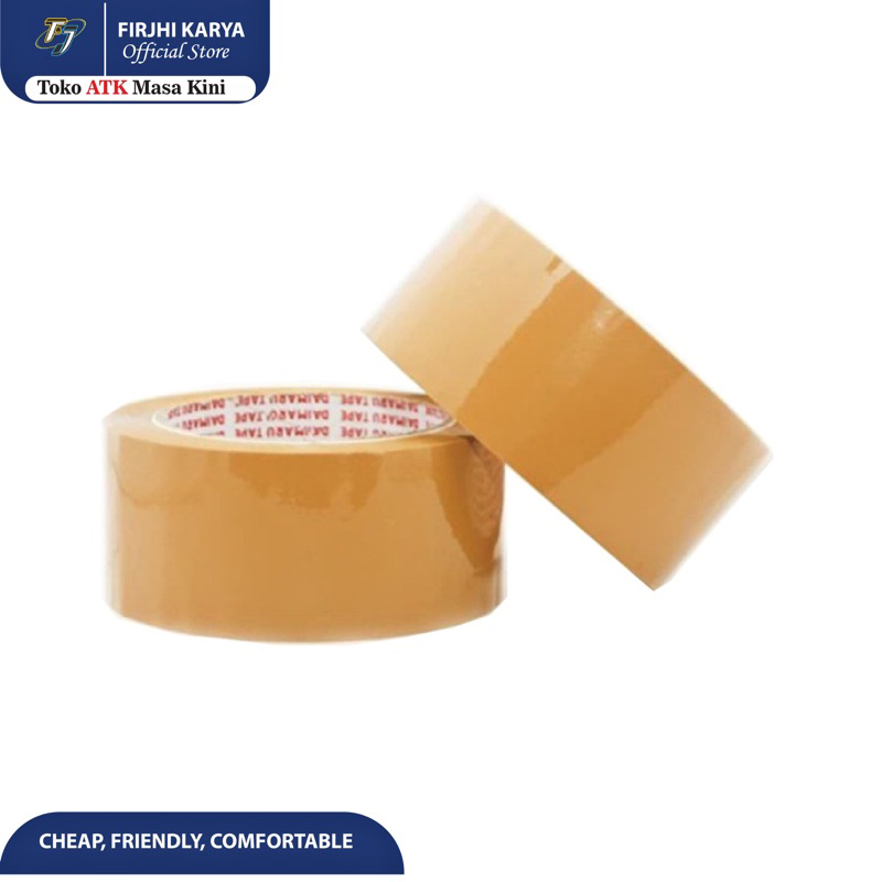 

Lakban Coklat Daimaru 48mm - Opp Tape Coklat DMR