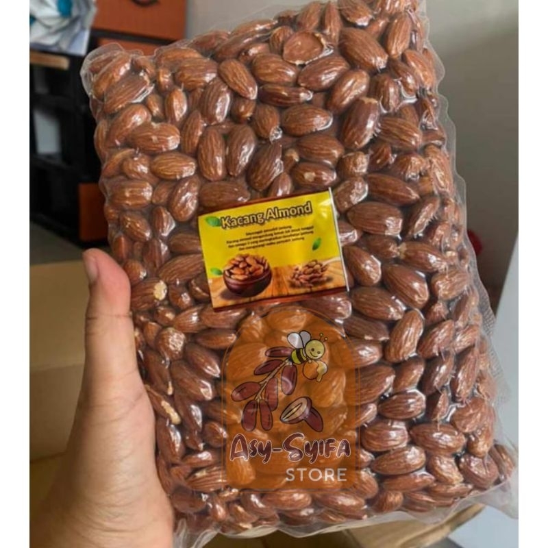 

ROASTED ALMOND - KACANG ALMOND PANGGANG PREMIUM 1 KG