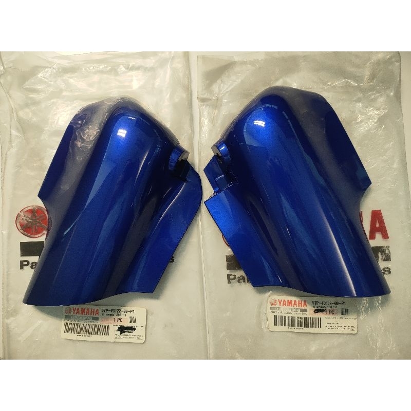 Cover outer tutup sok depan kiri kanan biru DPBMC Jupiter Z Original Asli Yamaha 5TP-F3122-00-P1 5TP