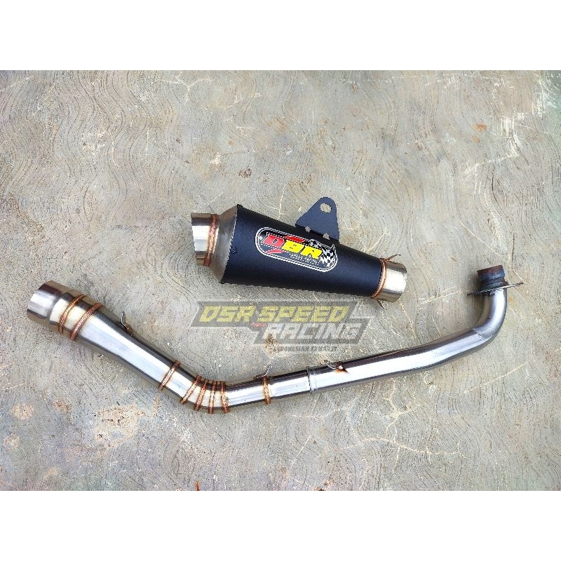 Knalpot Racing GTX Original DSR Boreup Harian Type T1 Jupiter Vega Smash Karisma Shogun Supra lama S