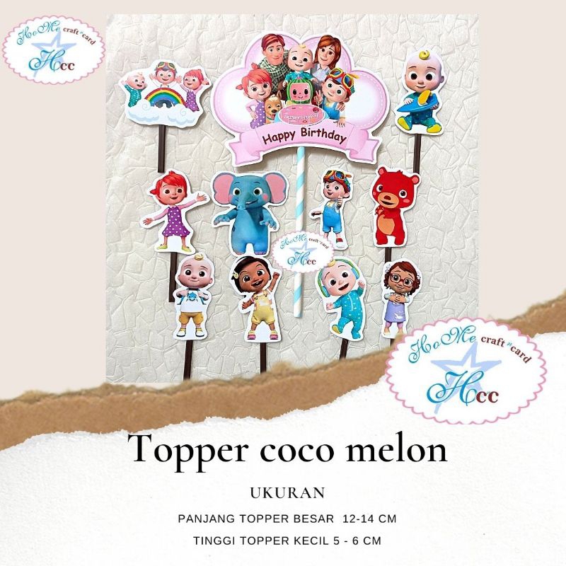 

Topper cocomelon coco melon
