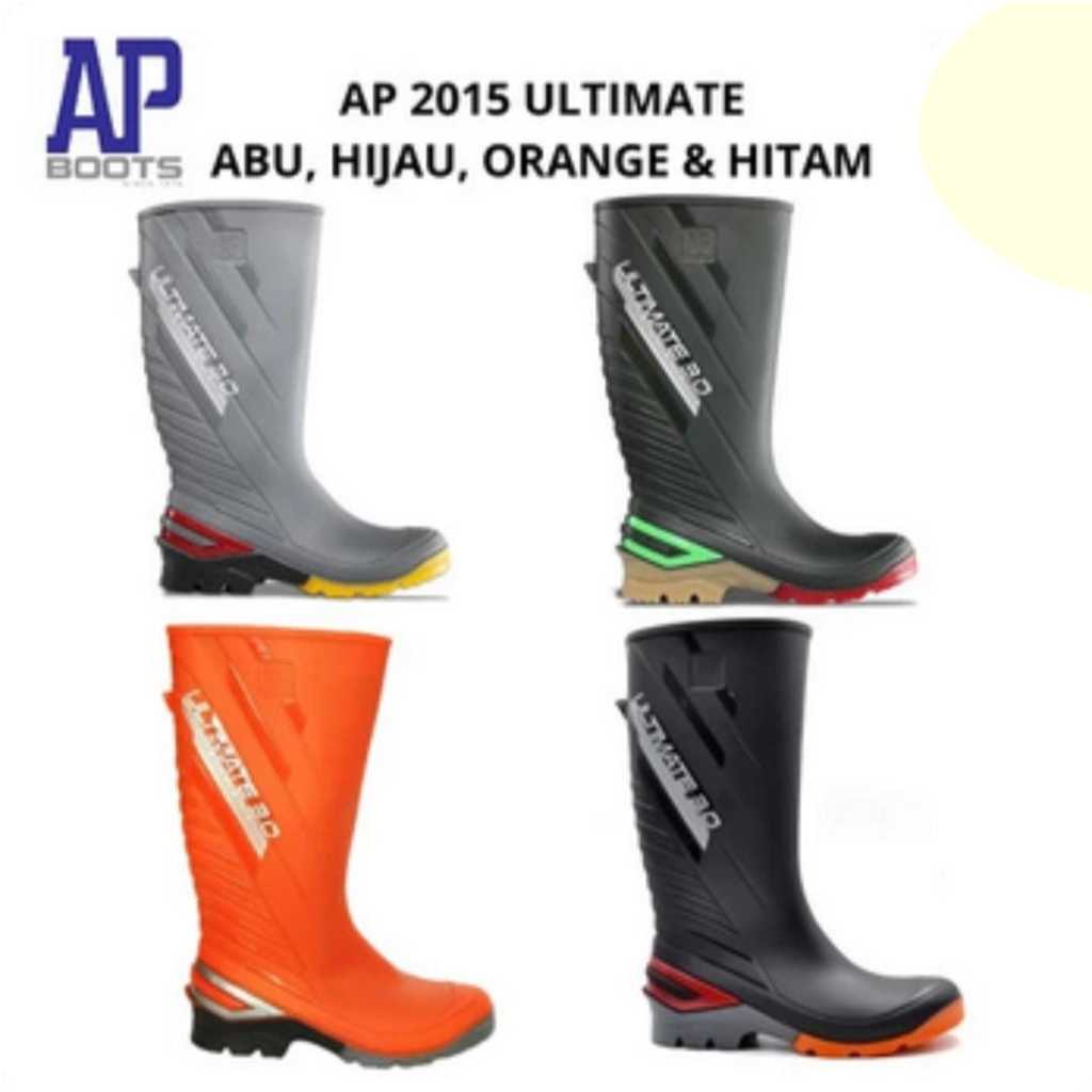 AP Boots Ap Ultimate 3.0 2015 / Sepatu Safety Boots Panjang Anti Air