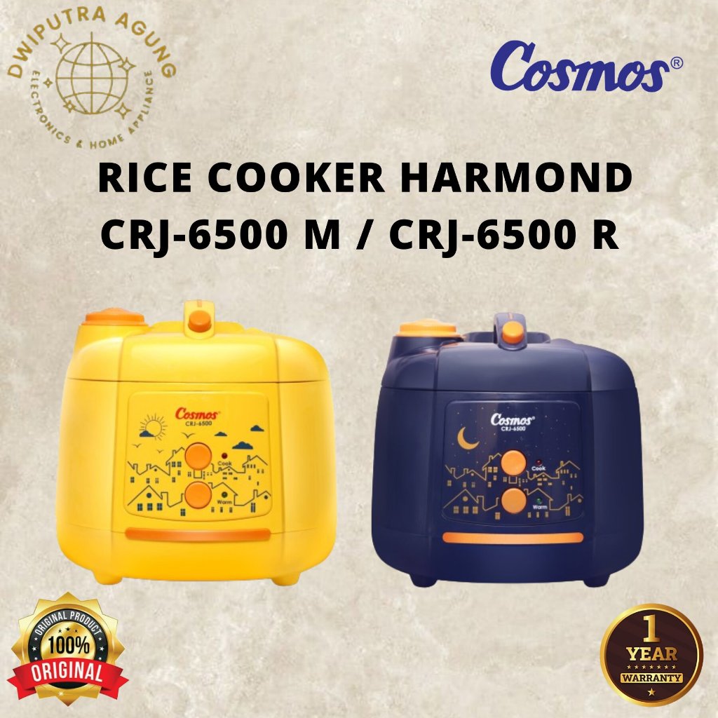 MEGICCOM HARMOND COSMOS CRJ 6500 M / CRJ 6500 R RICE COOKER CRJ6500