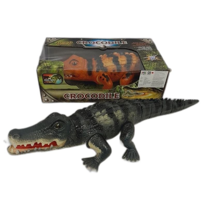 MAINAN BUAYA JUMBO ANIMAL WORLD CROCODILE MURAH