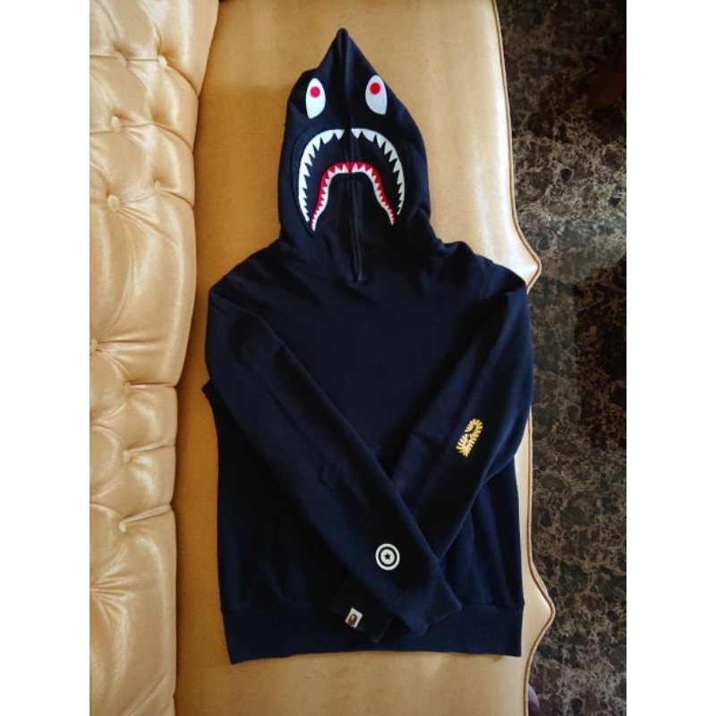 hoodie a bathing ape shark second//hoodie bape second//bape shark second