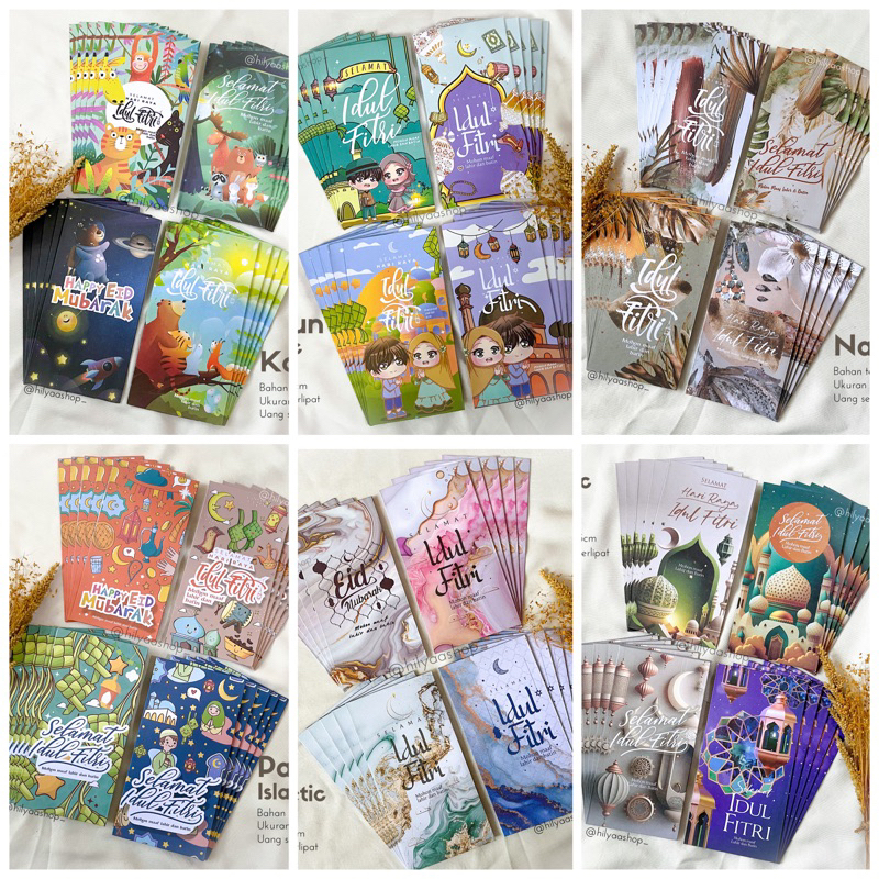 

RK [Reseller] 100pcs Amplop Lebaran Premium / Amplop Idul Fitri Bahan Tebal