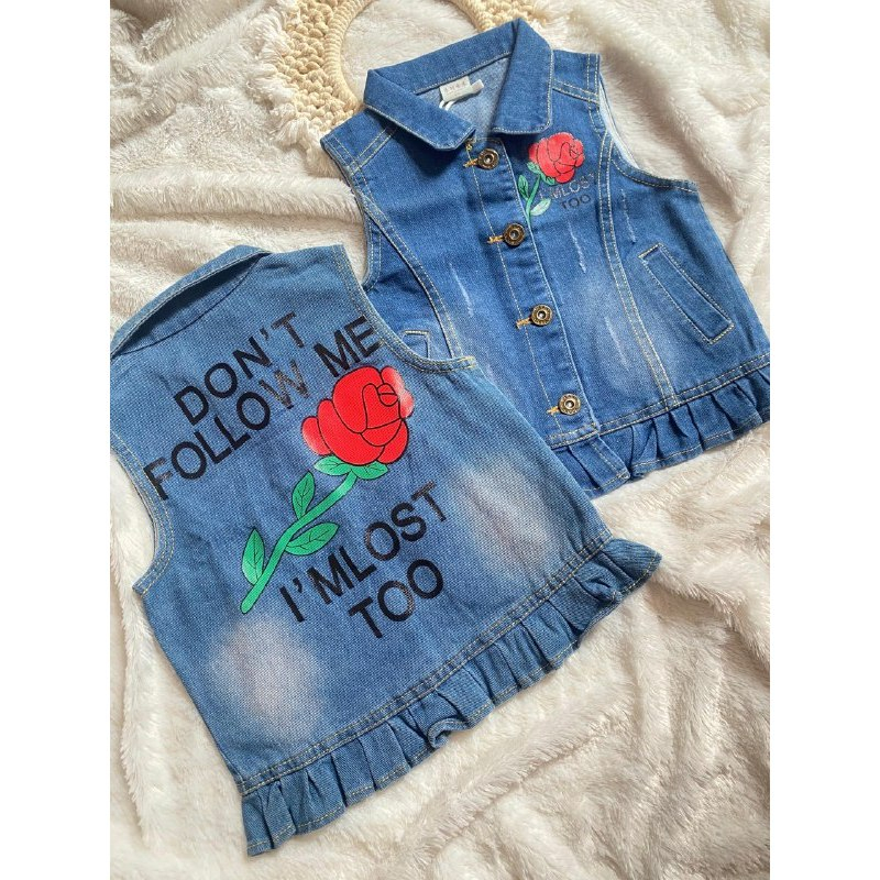 ROMPI JEANS ANAK CEWEK IMPORT