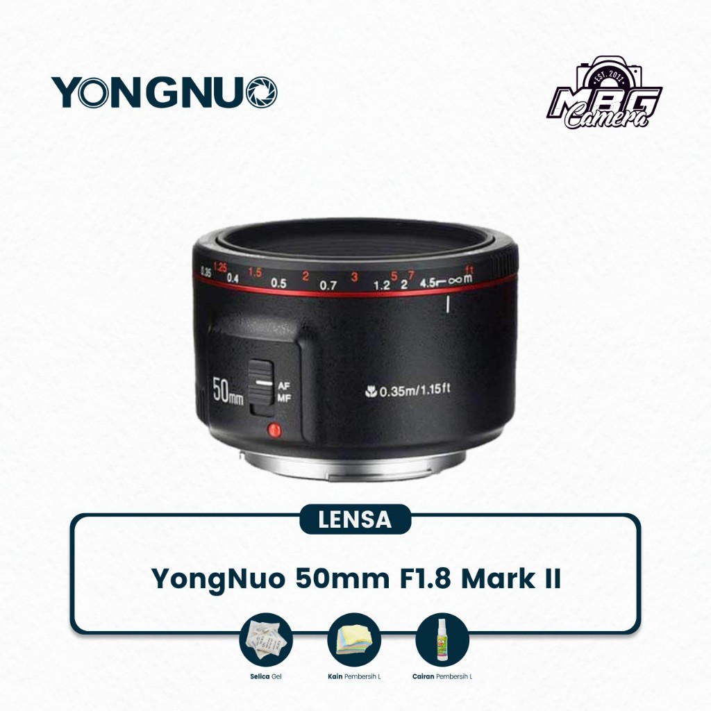 LENSA FIX YN 50MM MARK II SUPER BOKEH TAJAM BERGARANSI BUKAN LENSA NIKON