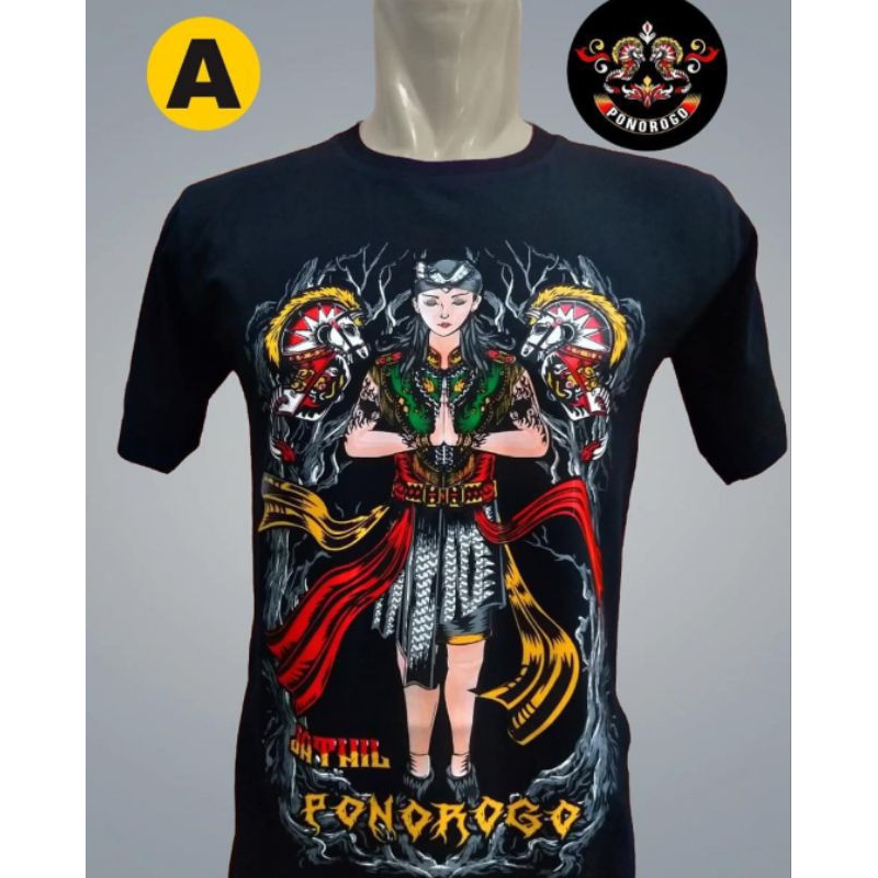 Kaos Reog Ponorogo Jathilan / Kaos Jathil / Kaos Khas Ponorogo