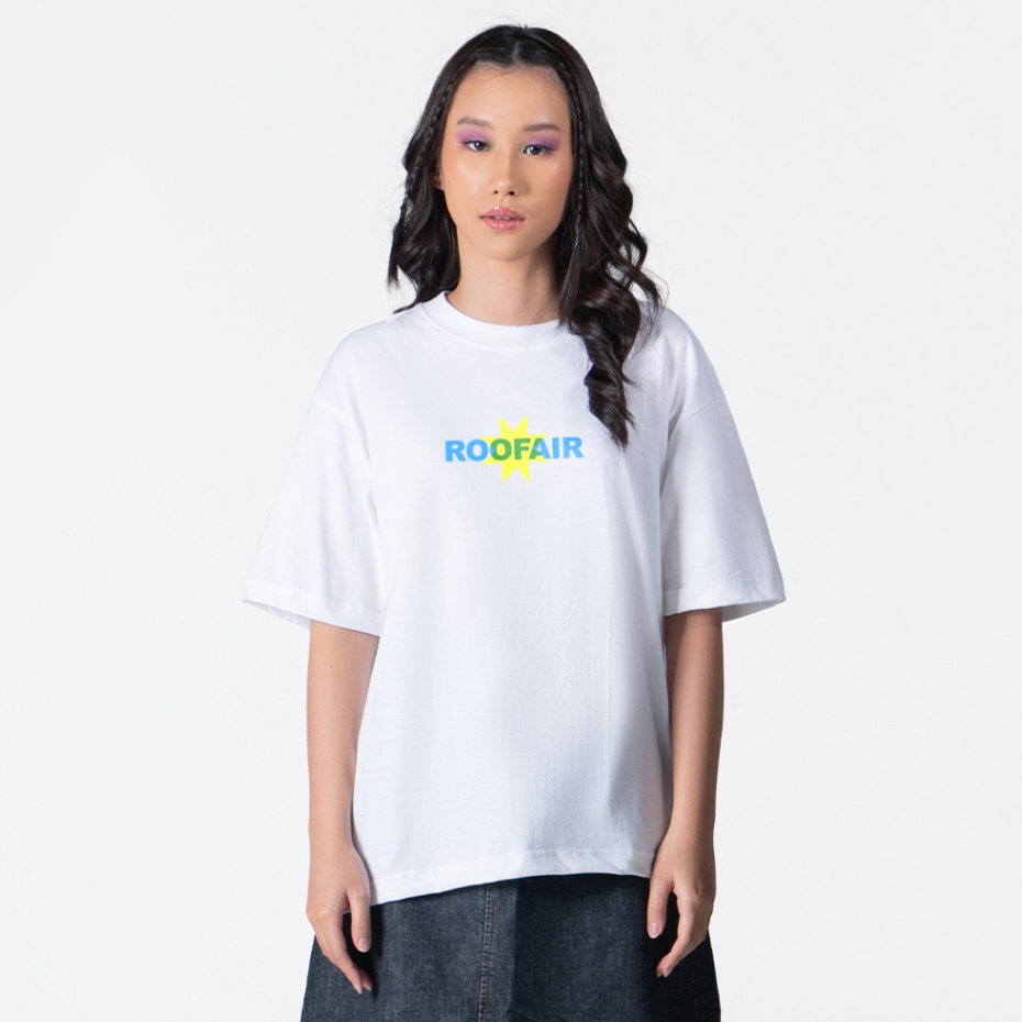 Roofair Tshirt White - Nice