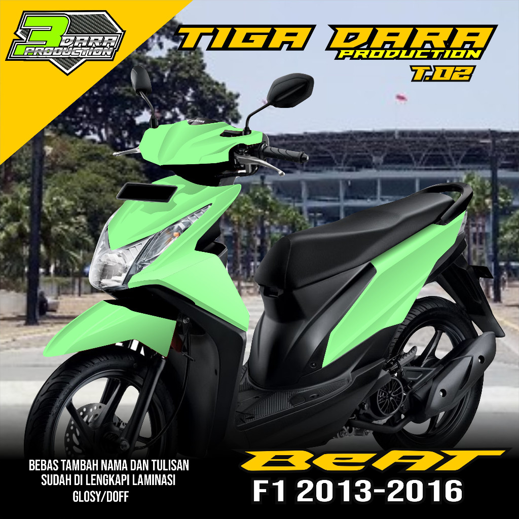 Decal Stiker Beat Fi Full Body Honda Beat Fi Old Lama 2013 2014 2015 2016 Kode T.02