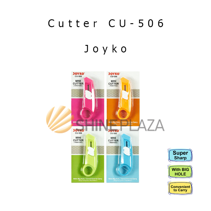 

Mini Cutter Cuter Kecil Joyko CU-506 - Pemotong Kertas Joyko