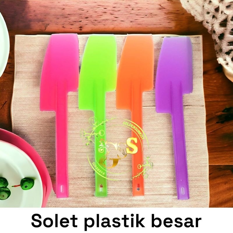 solet plastik besar 1 lusin