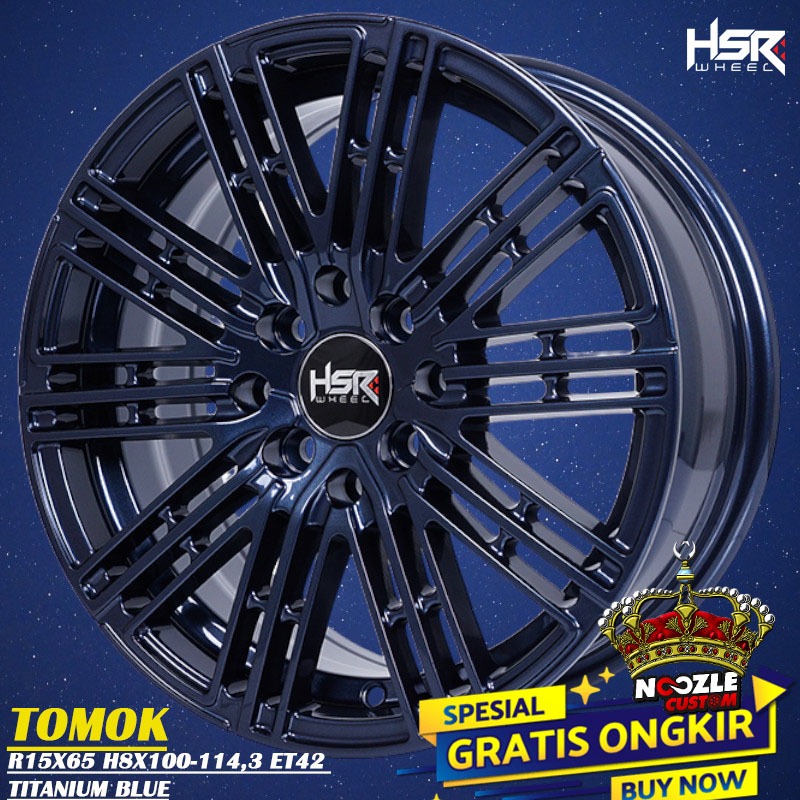 Velg Mobil HSR Ring 15 Baut 4 Double PCD Pelek Racing Ring 15 Terbaru