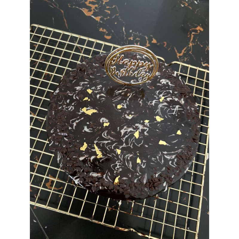Devil cake brownies cheesecake kue ulang tahun