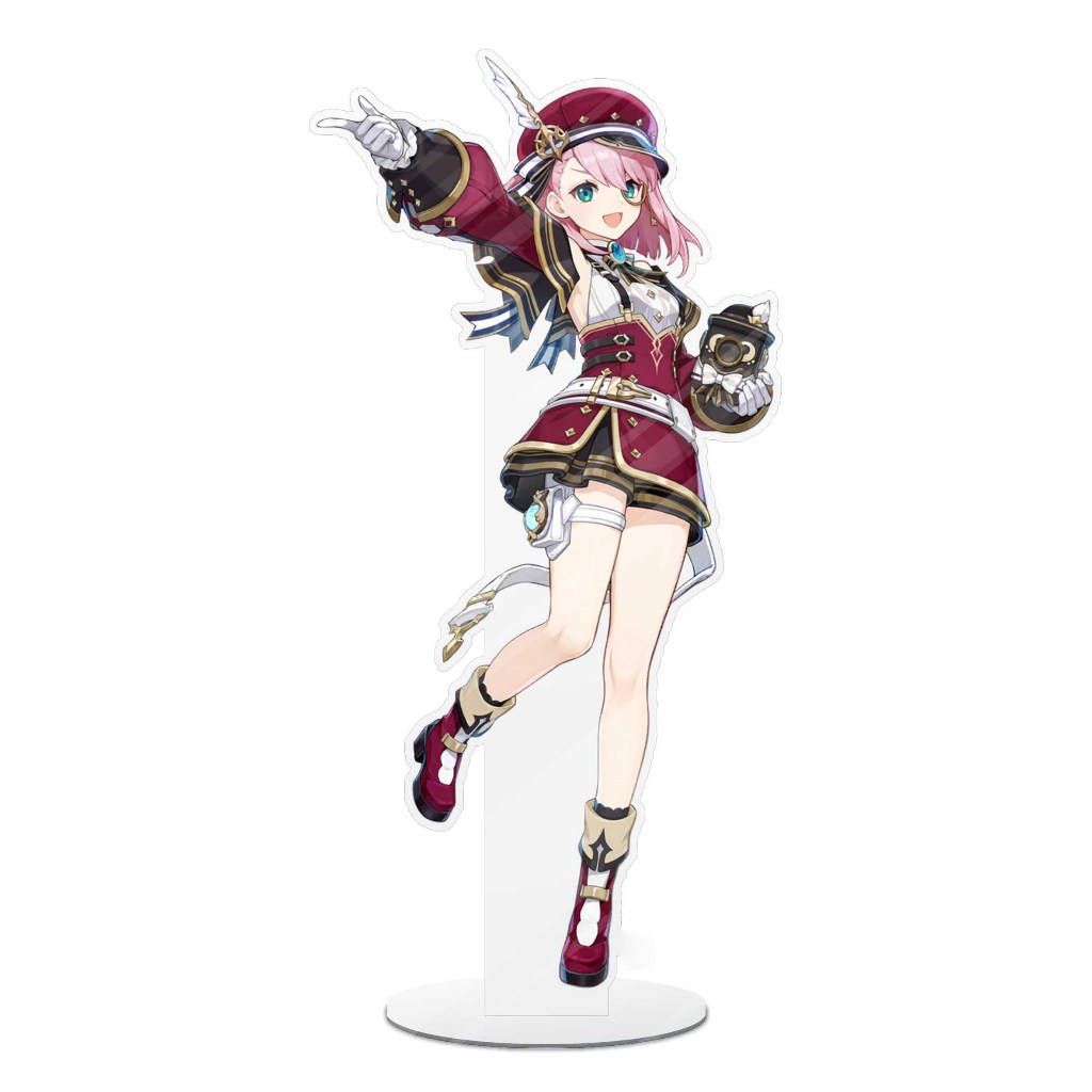 Stand akrilik figure 	CHARLOTTE 	standee 20cm	-	GENSHIN IMPACT		material Akrilik