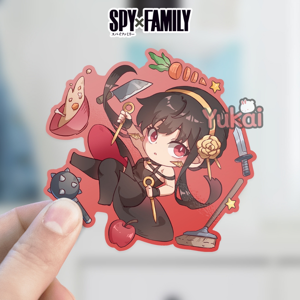 

Stiker Yor Forger Spy X Family Premium, Sticker Anime Waterproof