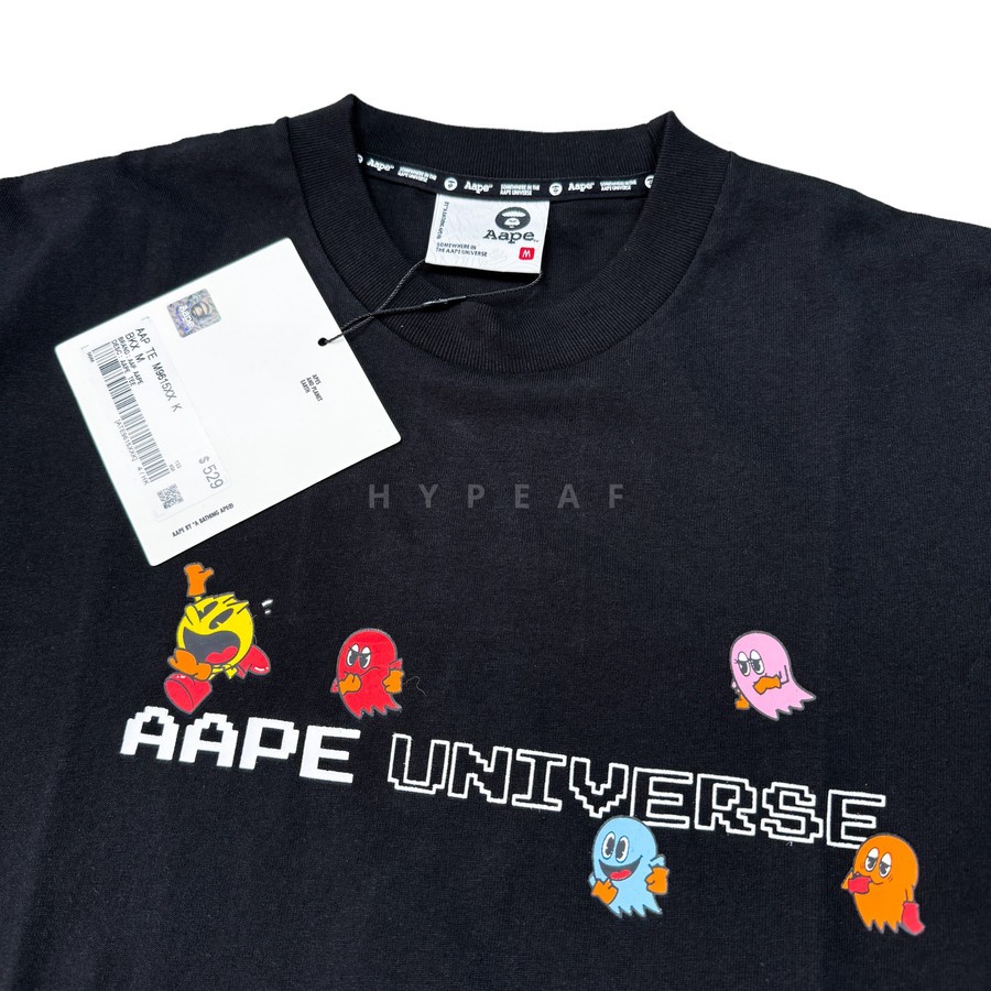 AAPE x Pac-man #4 Tshirt Tee Authentic / Baju Kaos AAPE Original