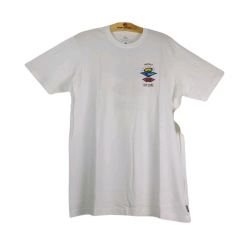 Kaos Ripcurl Pria Original P21 Search Icon Tee - White