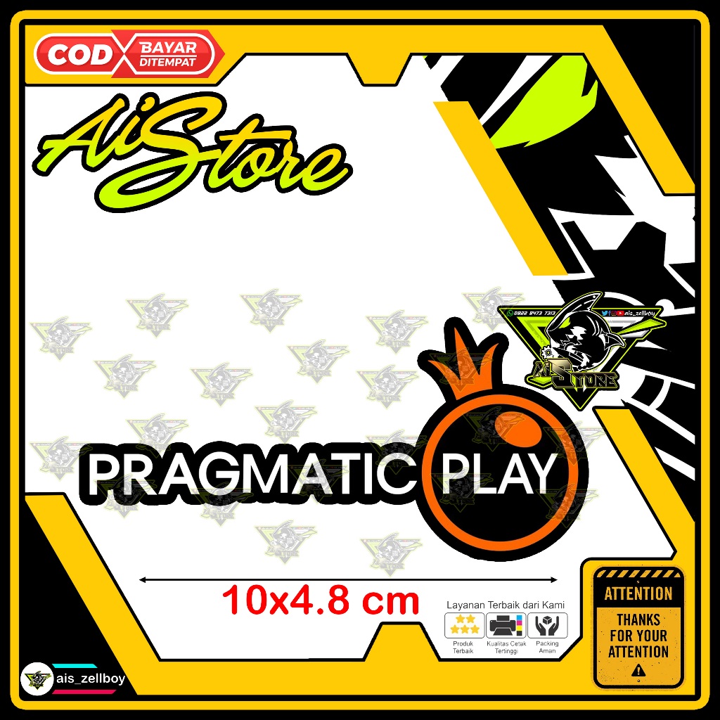 Stiker Pragmatic Play
