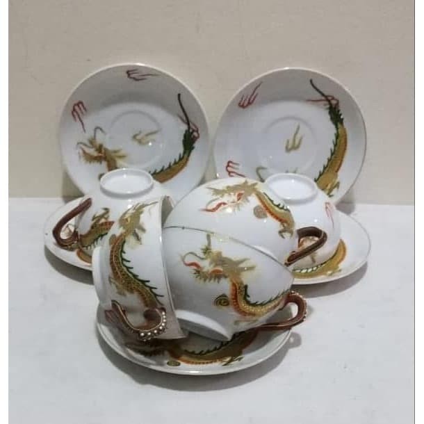 cangkir set satsuma oshin jepang