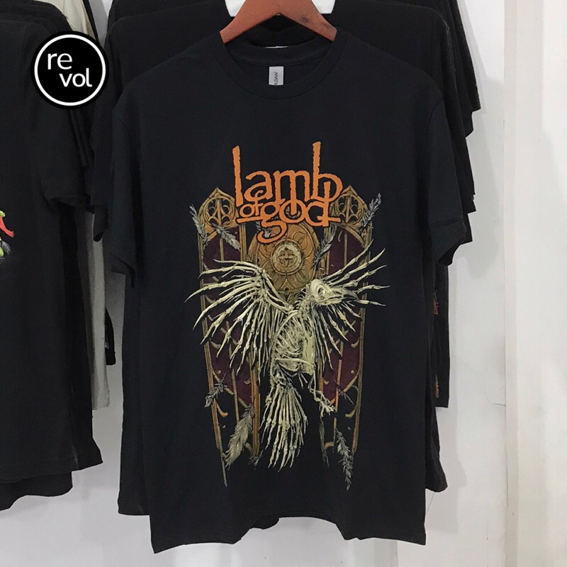 KAOS BAND OFFICIAL LAMB OF GOD - CROW (ORIGINAL MERCHANDISE)