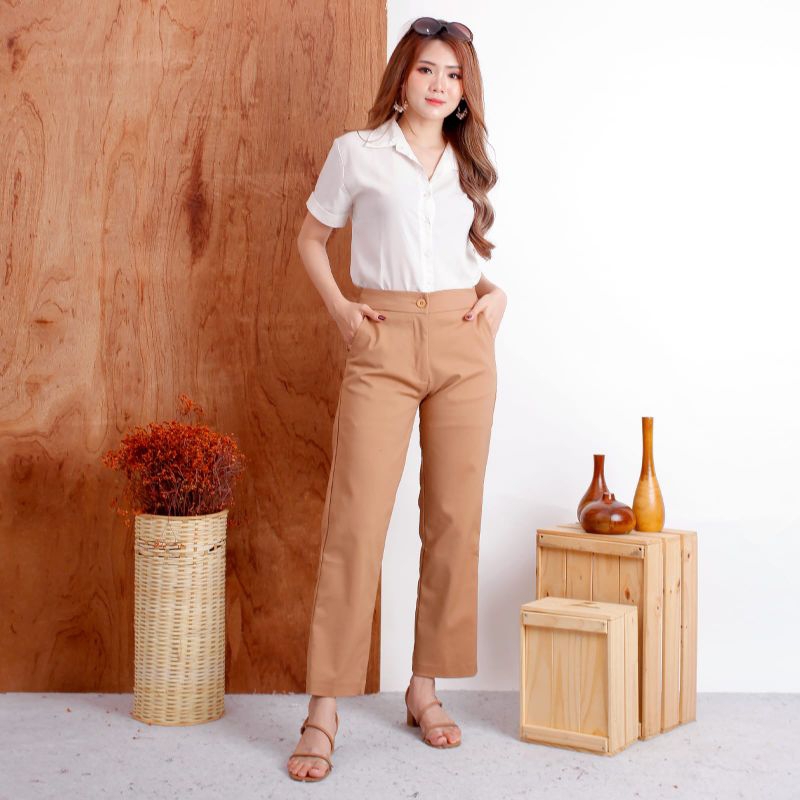 CELANA HW KULOT STRETCH KATUN PREMIUM by Upgrade