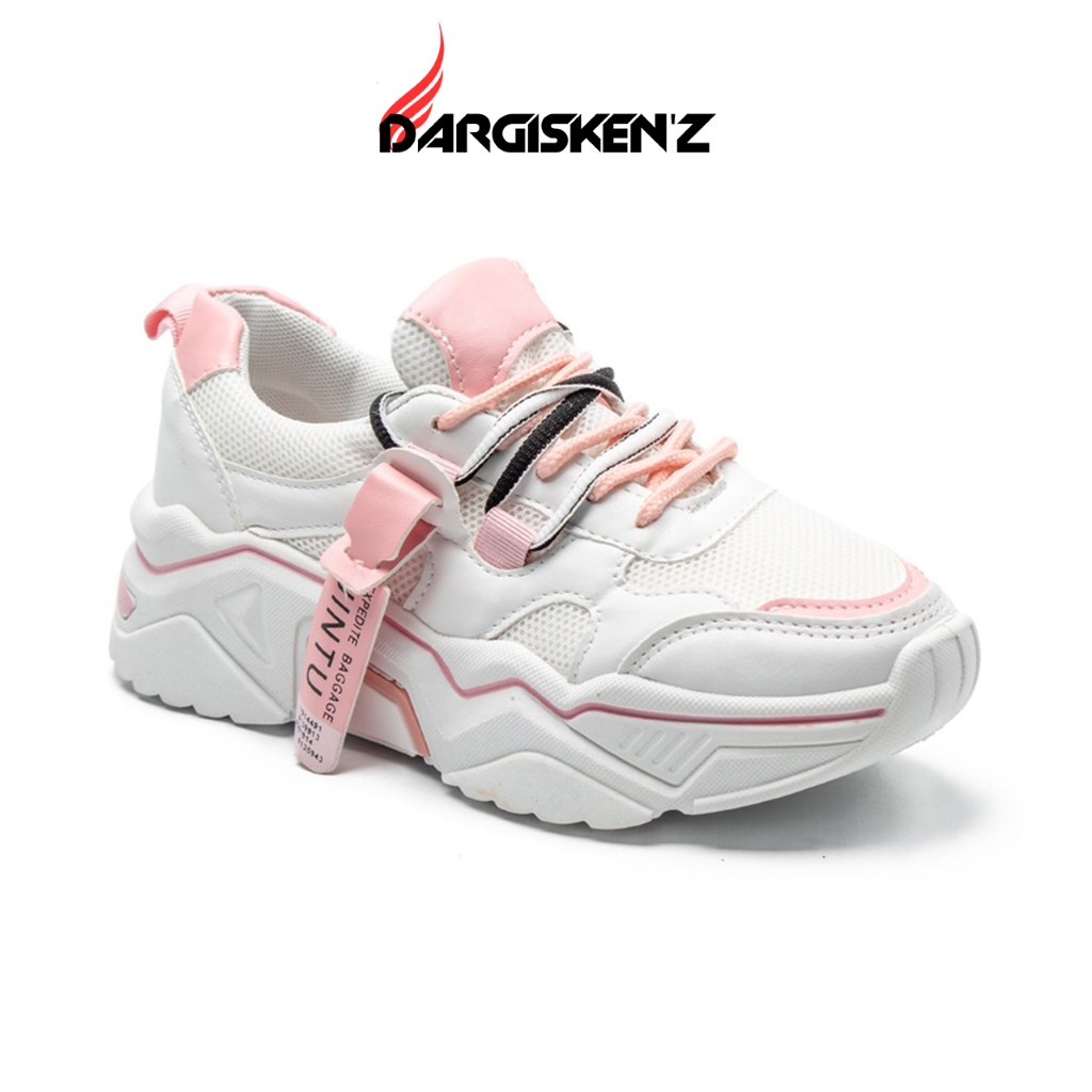 Sepatu Wanita Terlaris Sneakers Kekinian Casual Sport Jintu Shoes Original 100% Ori Sepatu Cewe Cewe
