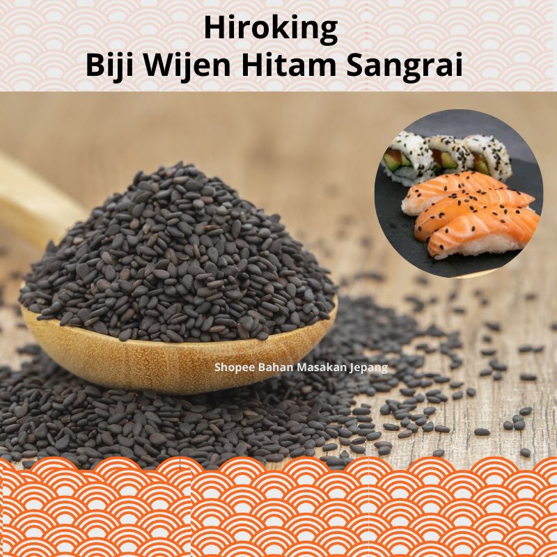 

Hiroking Biji Wijen Hitam Sangrai 500 gr Halal │ Roaster Black Sesame Seed