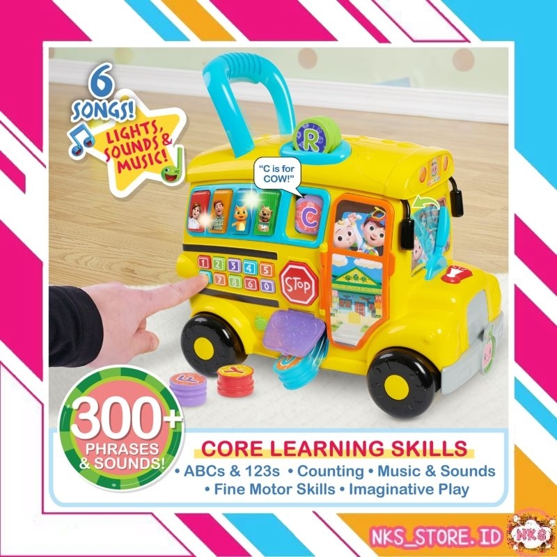 Cocomelon Ultimate Learning Adventure Bus Mainan Anak Bayi