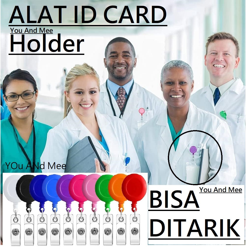 

BARU ! YOYO TARIK NAME TAG / ID CARD / GANTUGAN HOLDER For Kantor & Sekolah Solid Transparant Dan Warna Pekat Nem Teg Transparent Standart Combo Hang Kartu Acces Apart Apartemen Parkiran Mobil MOTOR Akses Masuk Kerja Tanda Pengenal KTP Jepit ULUR OK Kartu