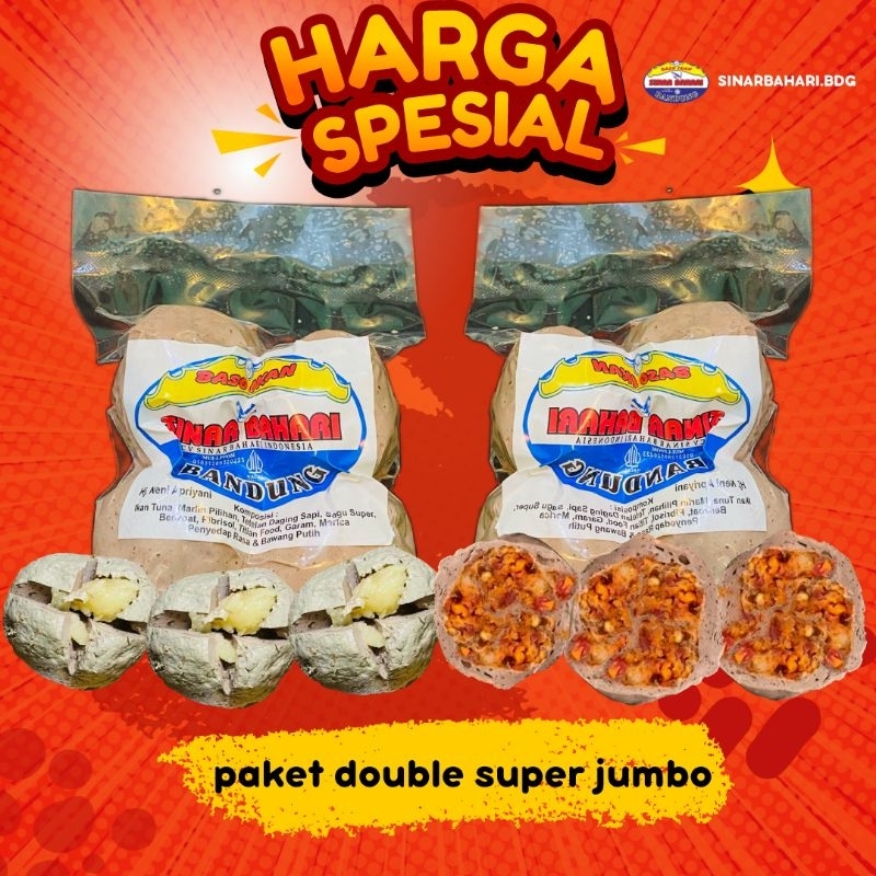

paket double SUPER JUMBO | sinarbahari. bdg