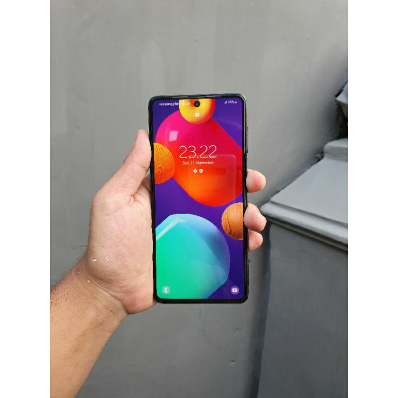 samsung m62 8/256 gb second resmi siap pakai