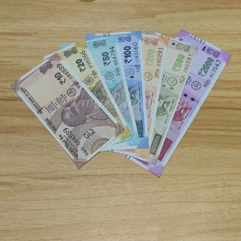 Replika Uang Rupee India untuk Mahar / INR / Indian Rupee / Rupee / Rupee India