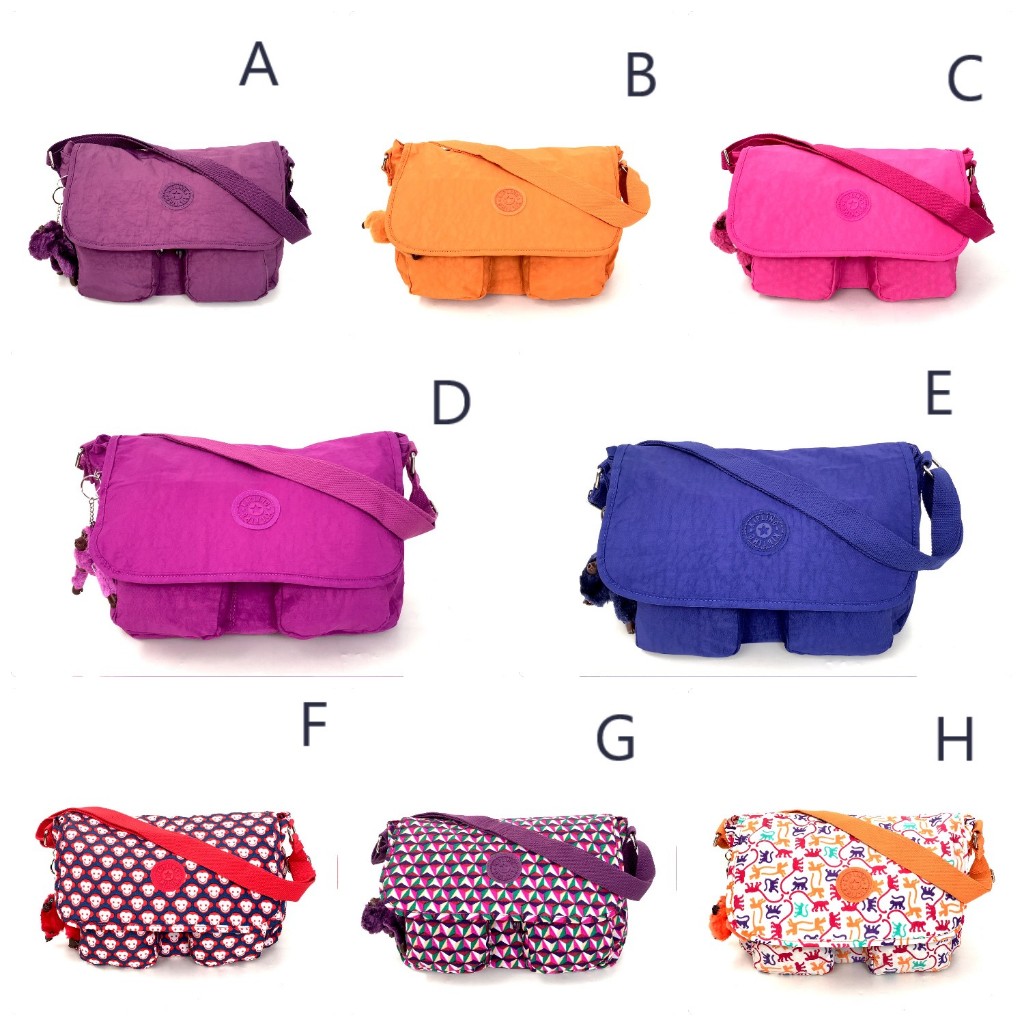 Tas Selempang Wanita Import KP Rita 2063 Tas Sling Medium Tali panjang Banyak Kantong Depan  Tas Sel