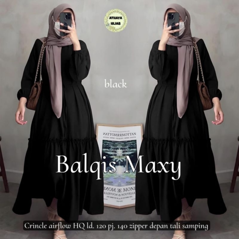 Balqis Maxy By Athaya Hijab || Gamis