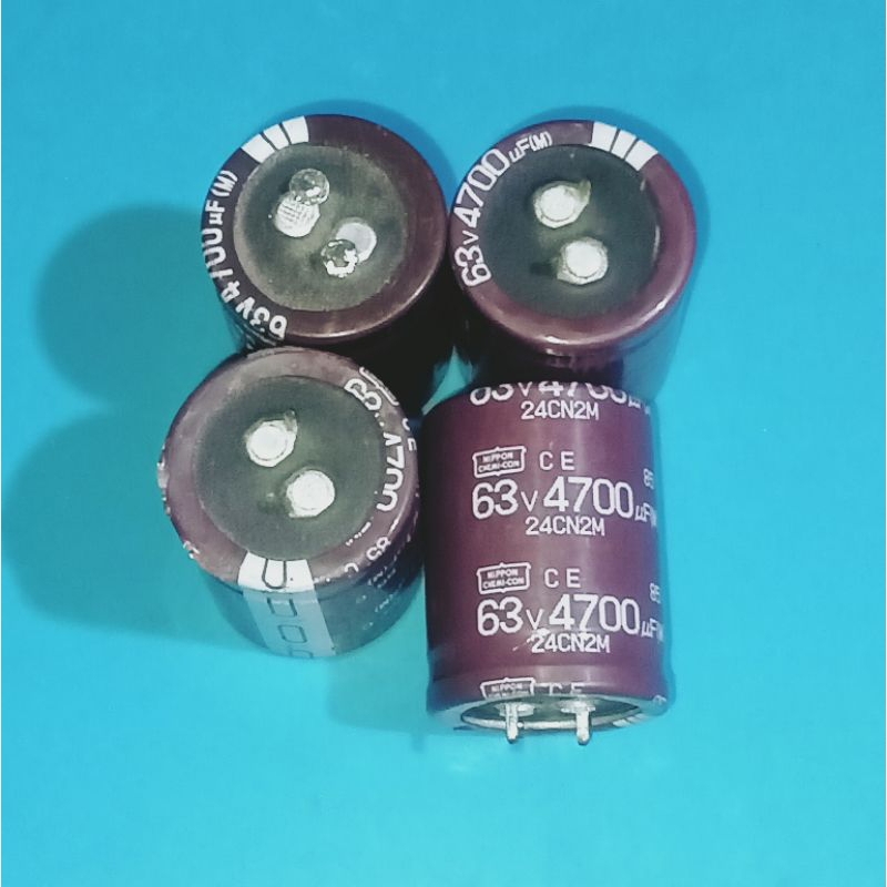 ELCO 63V 4700UF T3/4CM D3CM BEKAS CABUTAN