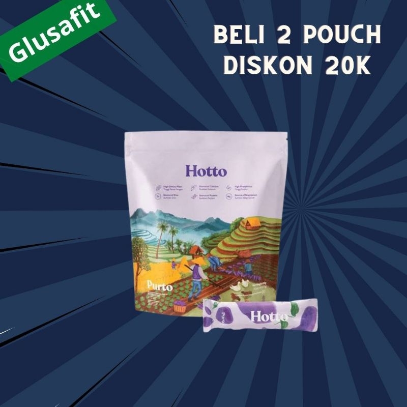 

Hotto Purto Pouch 16 sachet multigrain with Purple Potato Hoto Multigrain Sereal