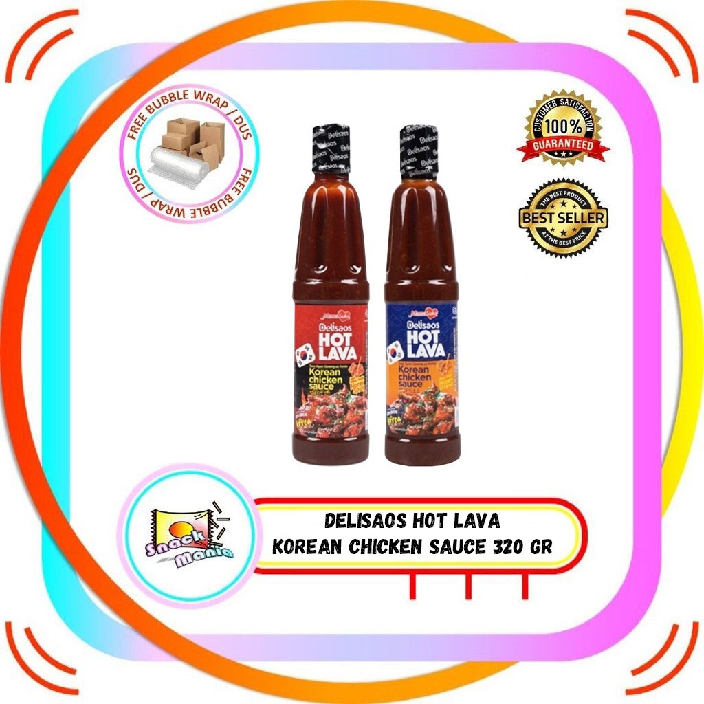 

Mama Suka Delisaos Hot Lava Korean Chicken Sauce Honey | Spicy ~ 320 gr