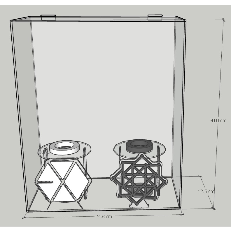 Box Lightstick Exo Versi 3 x Lightstick The Rose Dengan Logo Tegak