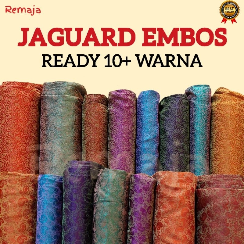 Kain Jaguard Emboss / Silk Embos Premium Quality import